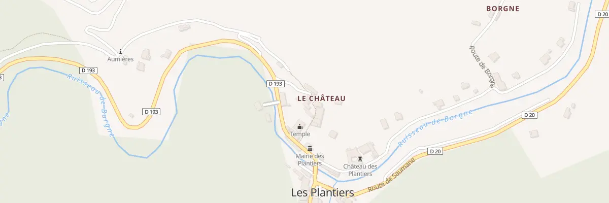 Plan du 129 Les Plantiers aux Plantiers