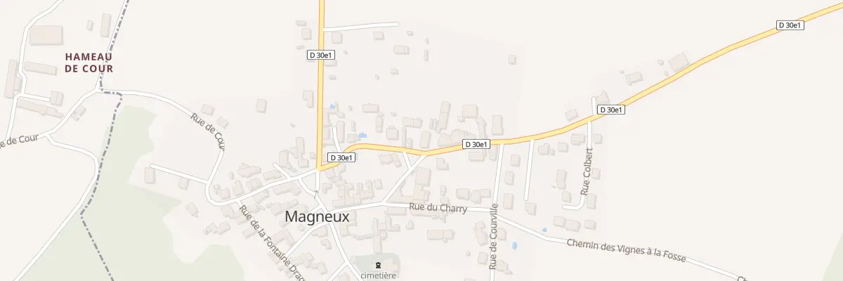 Plan du 10 Rue du Blanchon à Magneux