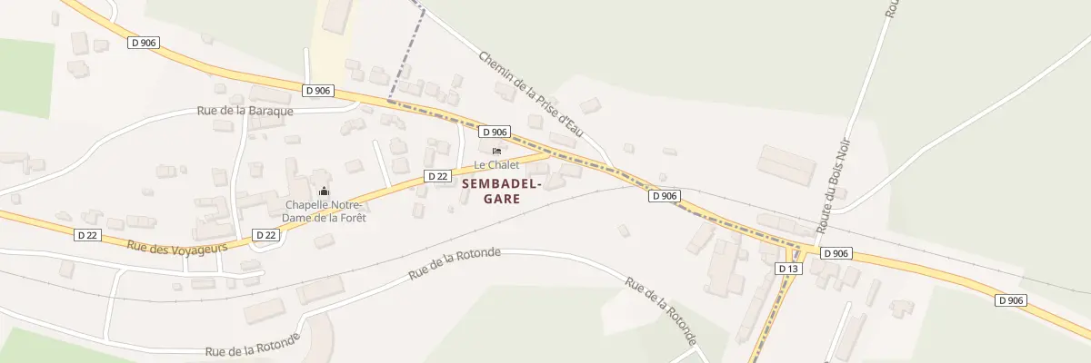 Plan du 5131A Sembadel Gare à Sembadel