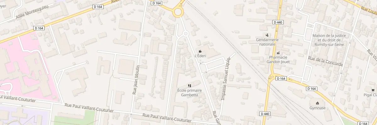 Plan du 53 Rue Gambetta à Romilly-sur-Seine