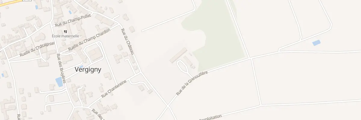 Plan du 9006 Rue du Château à Vergigny