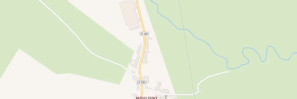 Plan du 889 Rte de Brinay à Tamnay-en-Bazois