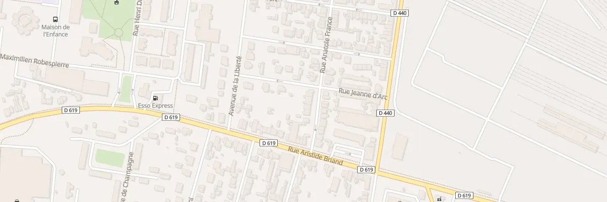 Plan du 76 Rue Anatole France à Romilly-sur-Seine
