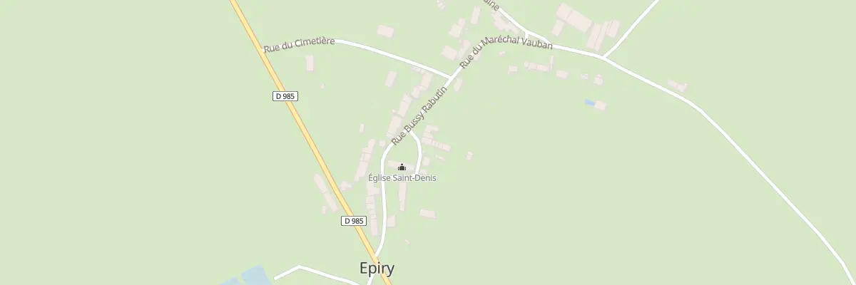 Plan du 5 Rue Bussy Rabutin à Epiry