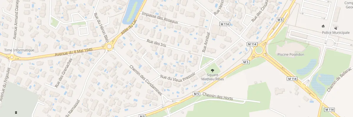 Plan du 8 Rue des Iris à Cournonterral