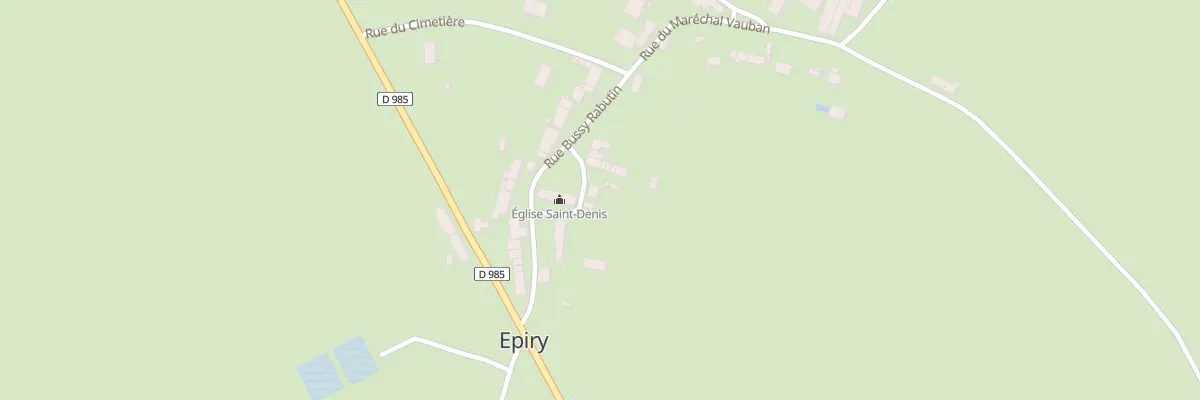 Plan du 9 Rue Bussy Rabutin à Epiry
