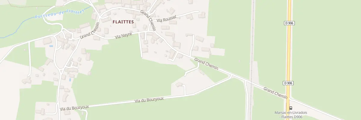 Plan du 5658 Flaittes à Marsac-en-Livradois