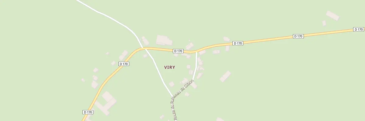 Plan du 484 Viry à Cervon