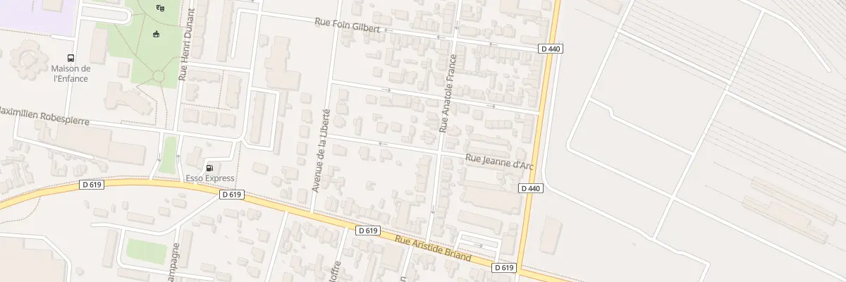 Plan du 72 Rue Anatole France à Romilly-sur-Seine