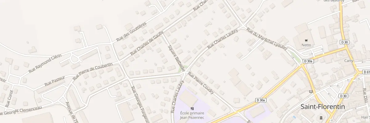 Plan du 15 Rue Charles Laubry à Saint-Florentin