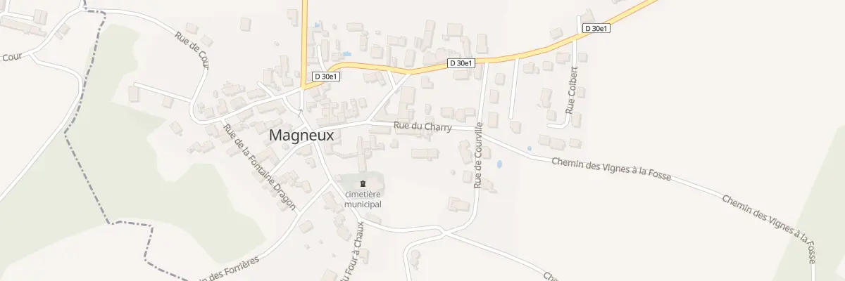 Plan du 3 Rue du Charry à Magneux