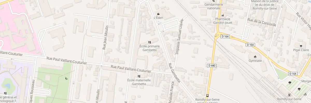 Plan du 41 Rue Gambetta à Romilly-sur-Seine
