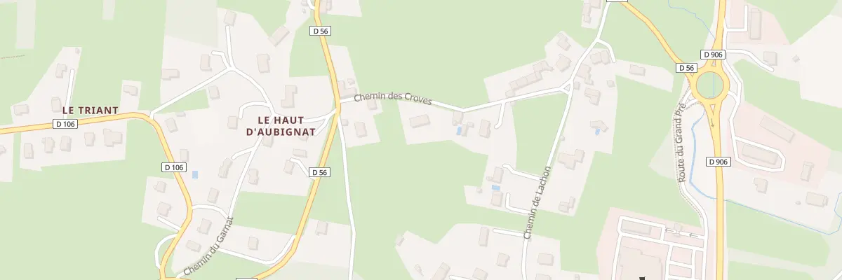 Plan du 6 Che des Croves Aubignat à Saint-Ferréol-des-Côtes