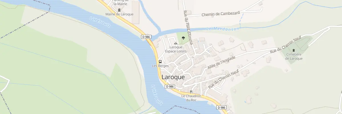 Plan du 3 Rue des Barrys à Laroque