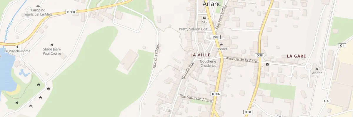 Plan du 46 Gr Grande Rue à Arlanc