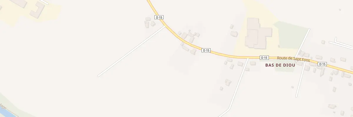 Plan du 50 Rte de Sept Fons à Diou