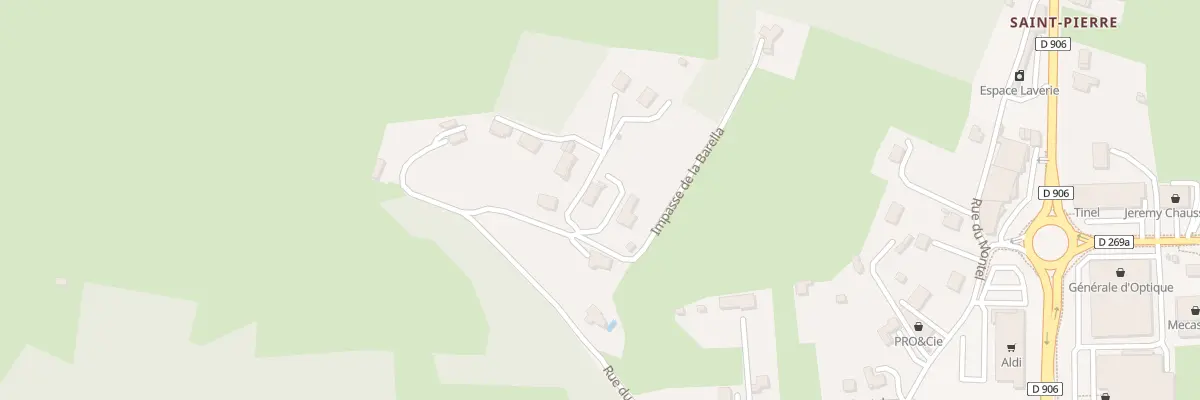 Plan du 138 Che de la Barella à Ambert