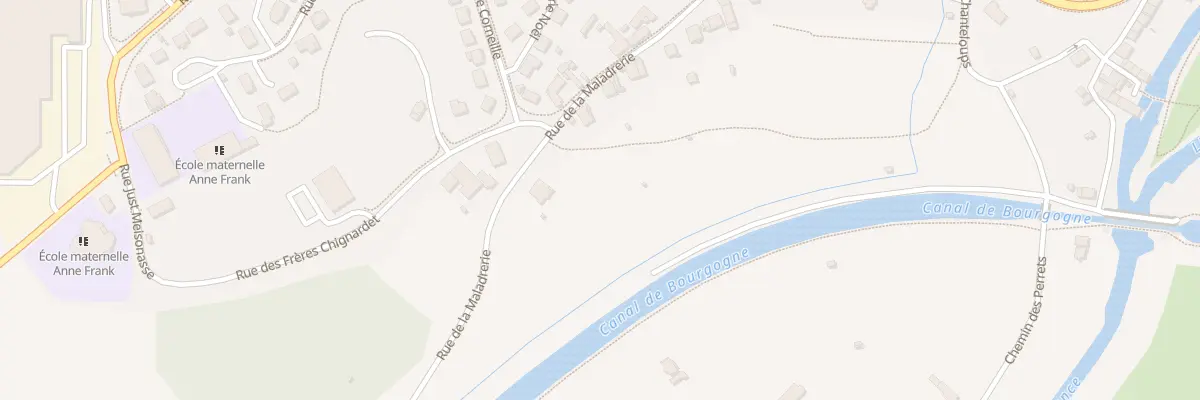 Plan du 37 Rue de la Maladrerie à Saint-Florentin