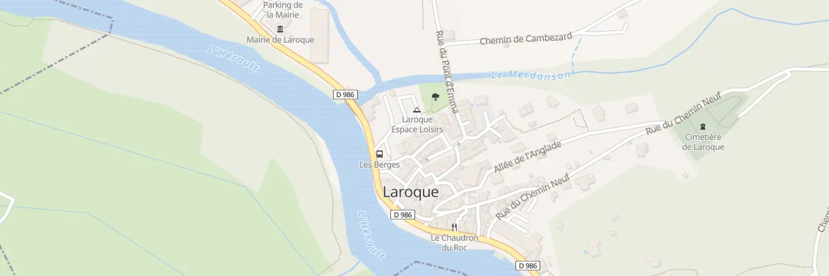 Plan du 7 Rue des Barrys à Laroque