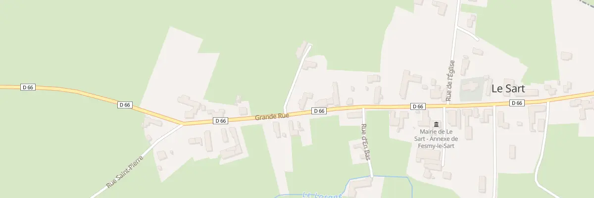 Plan du 11 Grande Rue à Fesmy-le-Sart