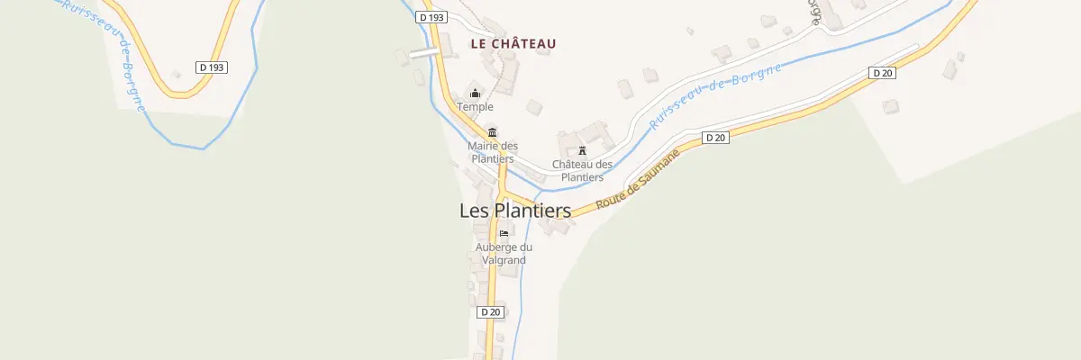 Plan du 9127 Les Plantiers aux Plantiers