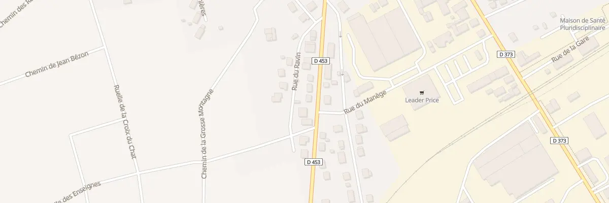 Plan du 29 Rue de Vindey à Sézanne