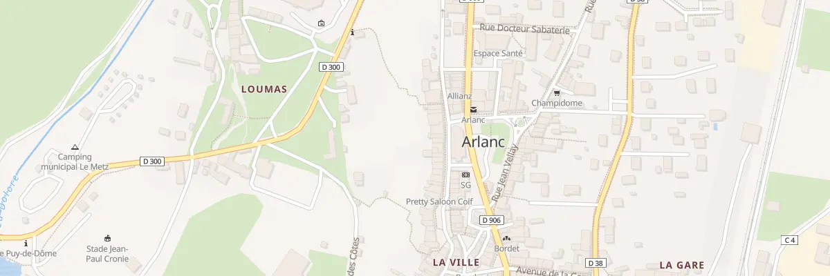 Plan du 16 Grande Rue à Arlanc