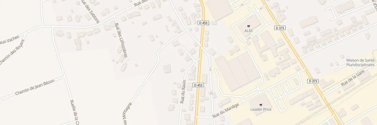 Plan du 9003 Rue du Ravin Blanc à Sézanne