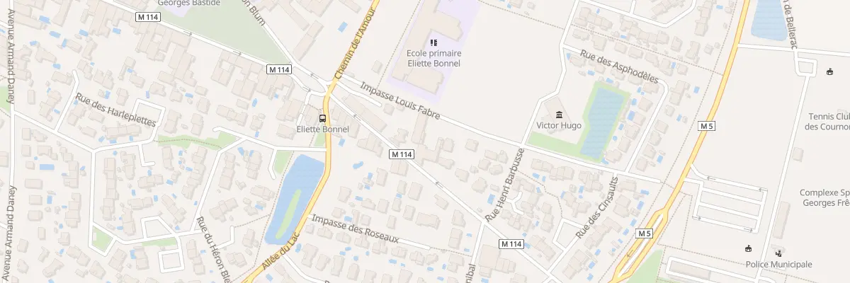 Plan du 3 Av de la Gare du Midi à Cournonterral