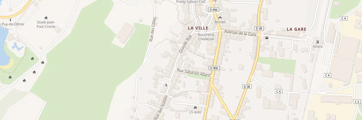 Plan du 53 Grande Rue à Arlanc