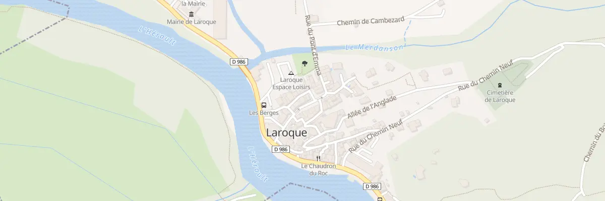 Plan du 7 Rue La Place à Laroque