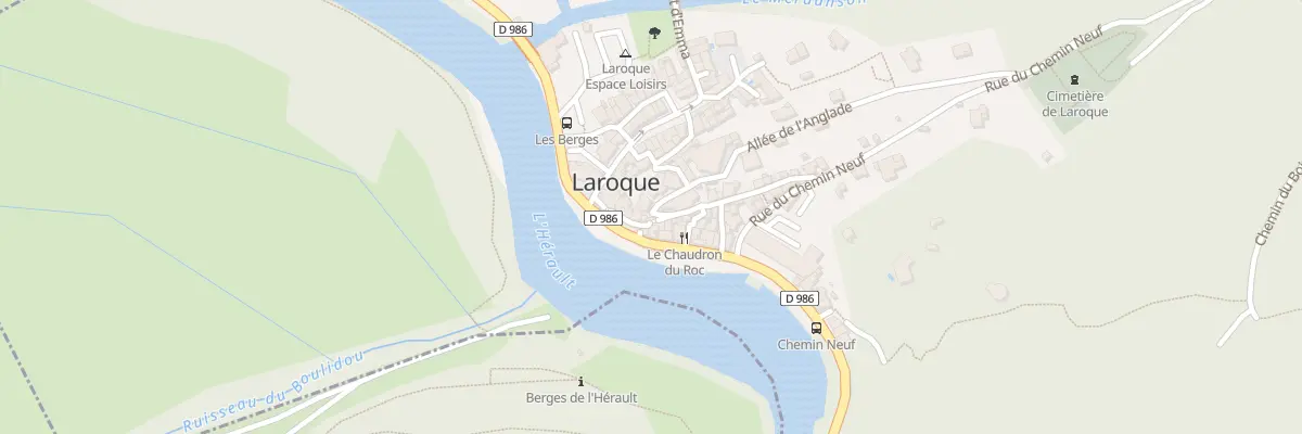 Plan du 7 Rue de la Madeleine à Laroque