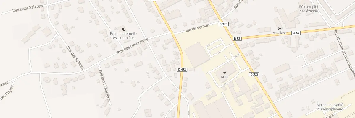 Plan du 5 Rue de Vindey à Sézanne