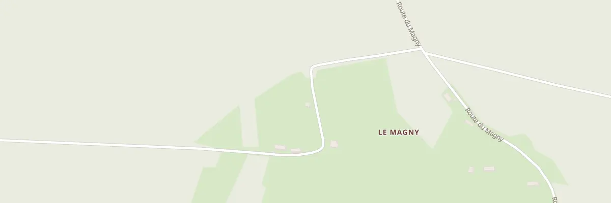 Plan du 286 Le Magny à Fours