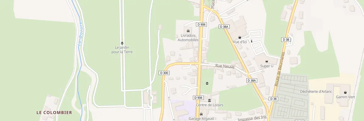 Plan du 6474 Rte d’Issoire à Arlanc