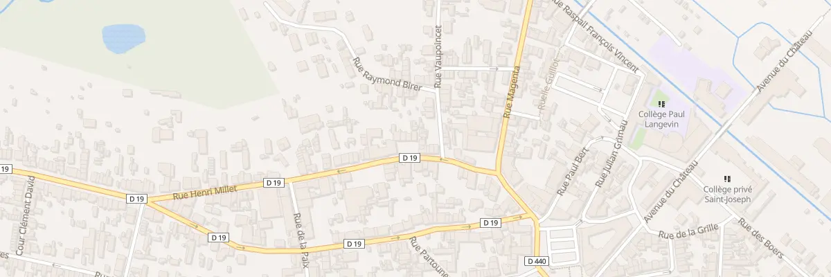 Plan du 20 Rue Henri Millet à Romilly-sur-Seine