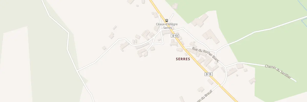 Plan du 5238A Serres à Céaux-d’Allègre