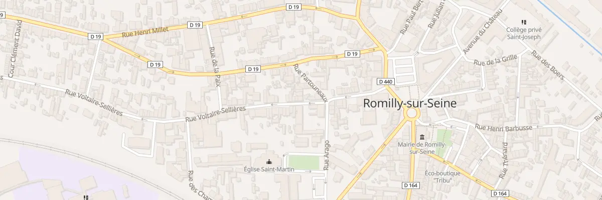 Plan du 30 Rue Voltaire Sellières à Romilly-sur-Seine
