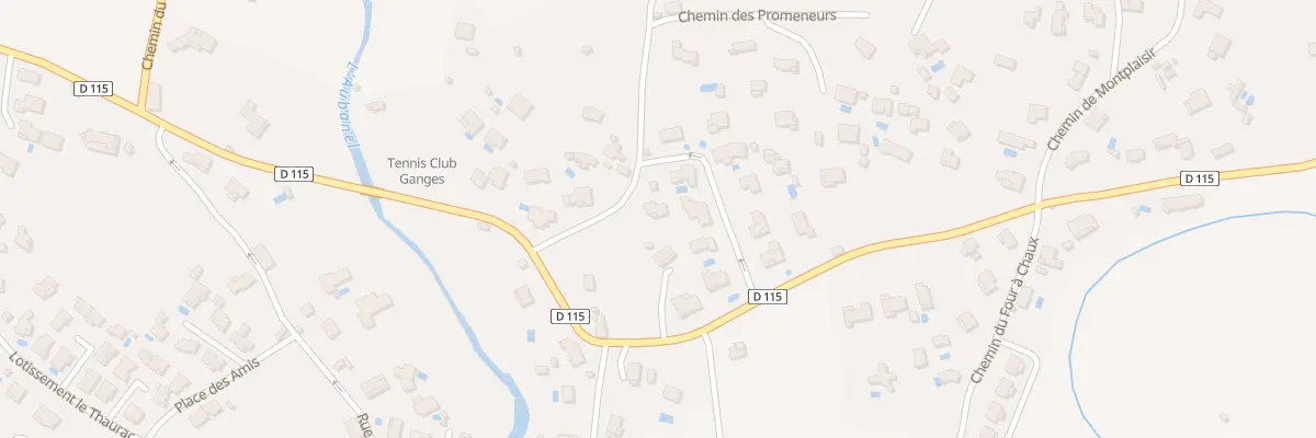 Plan du 90 Chem des Promeneurs à Laroque