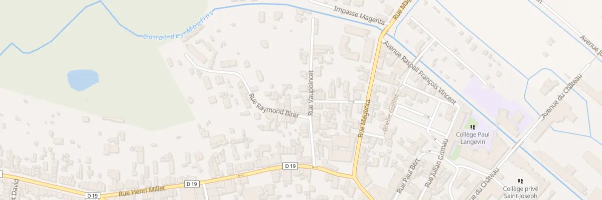 Plan du 19 Rue Vaupoincet à Romilly-sur-Seine