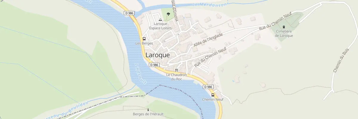 Plan du 9 Rue de la Madeleine à Laroque