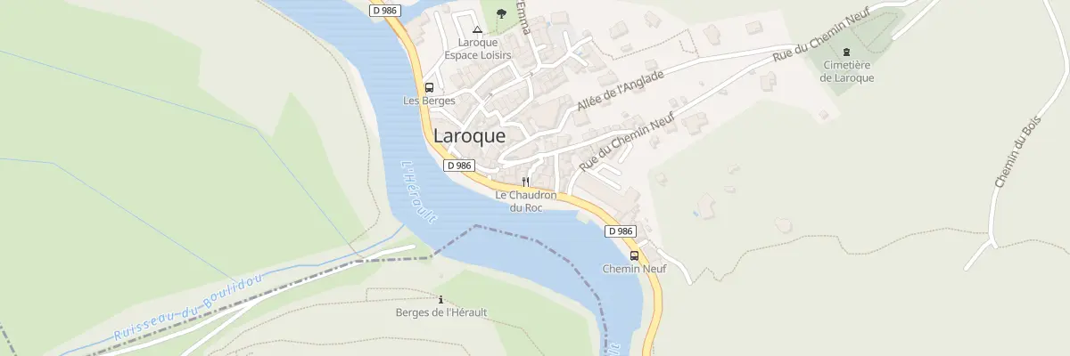 Plan du 400 Av des Platanes à Laroque