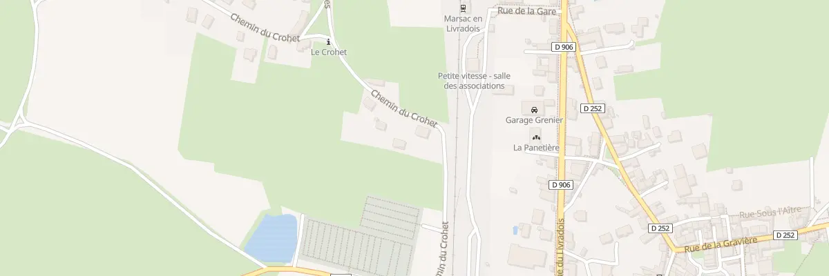 Plan du 5211 Le Crohet à Marsac-en-Livradois