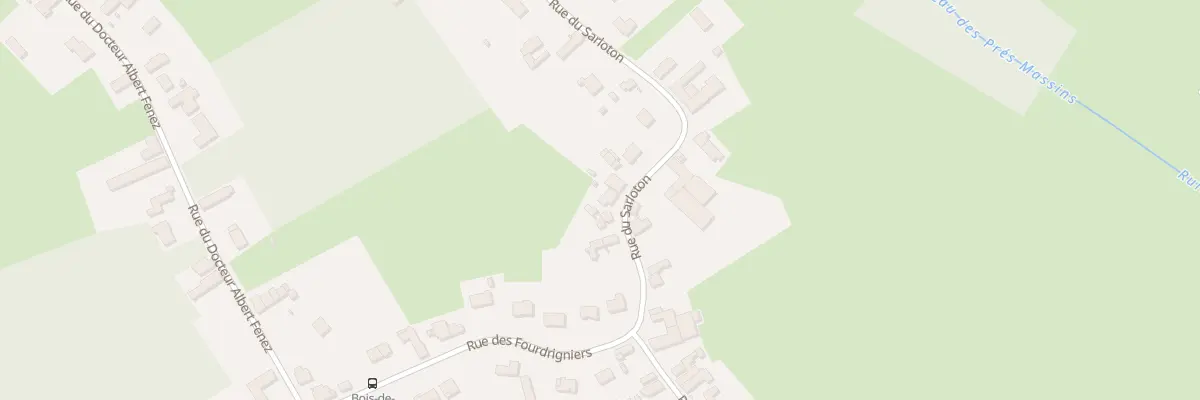 Plan du 969 Rue du Sarloton à Gommegnies