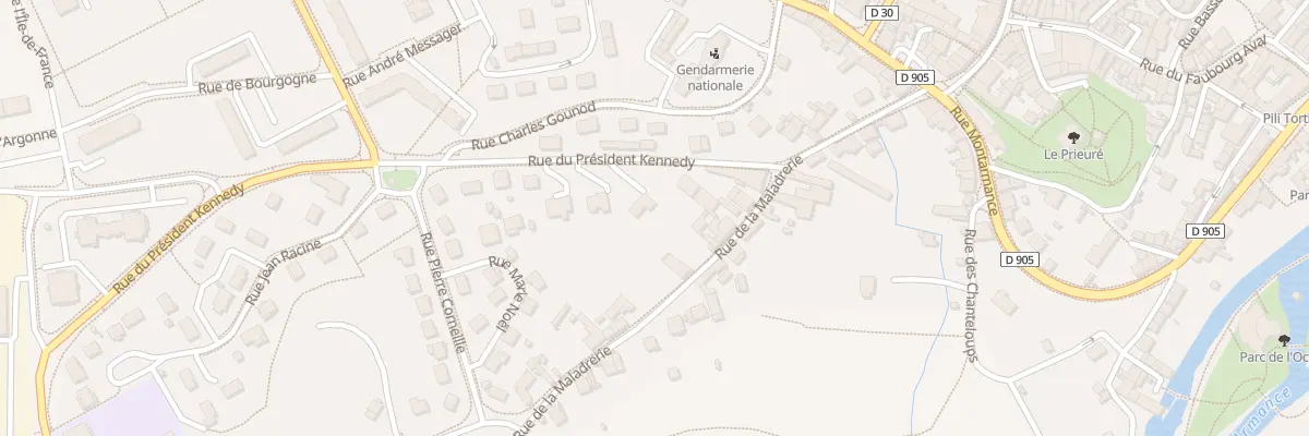Plan du 11 Rue du Président Kennedy à Saint-Florentin