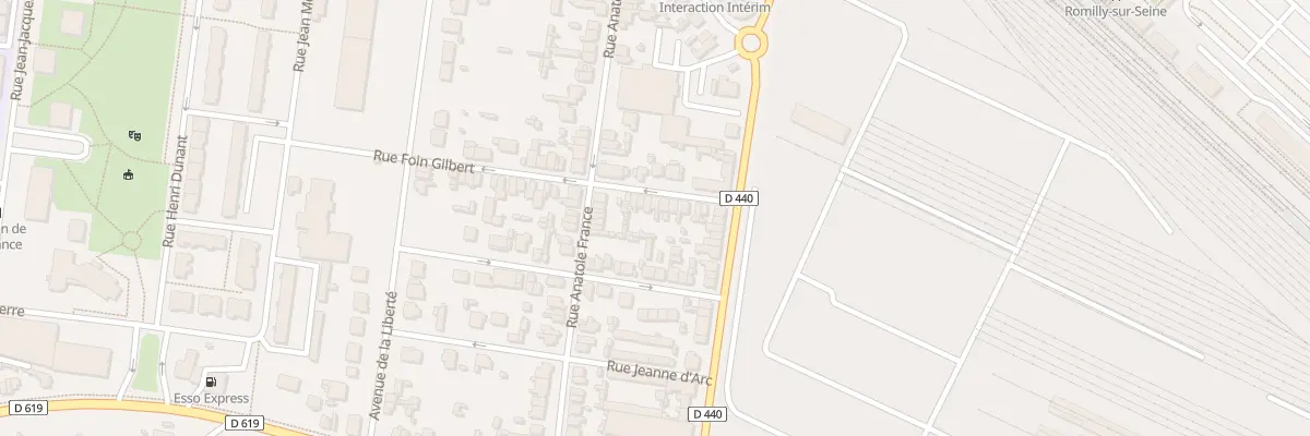 Plan du 11 Rue Foin Gilbert à Romilly-sur-Seine