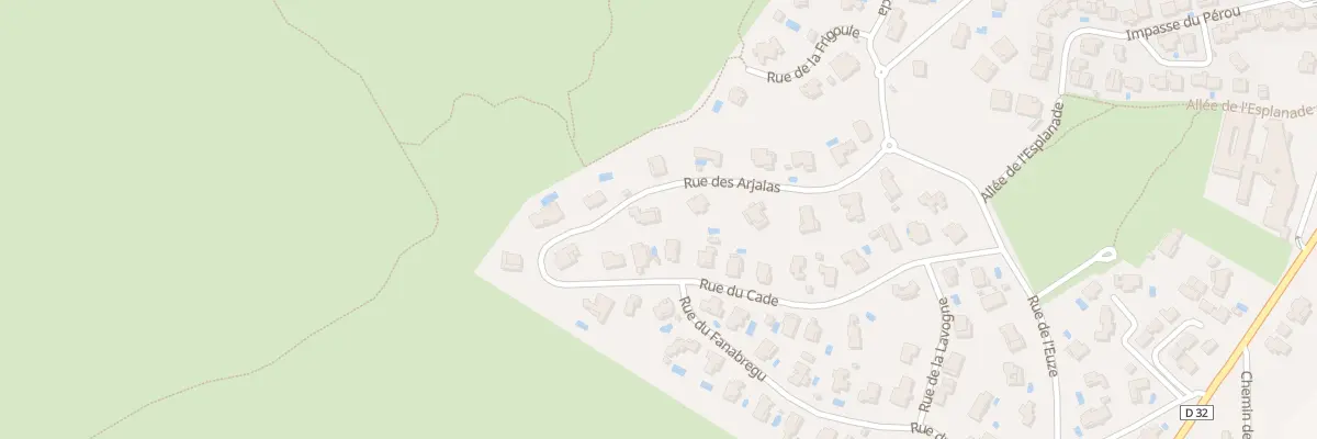 Plan du 12 Rue des Arjalas à Saint-Martin-de-Londres