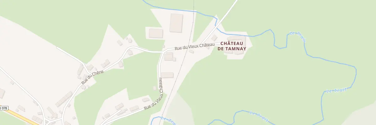 Plan du 444 Rue du Vieux Château à Tamnay-en-Bazois