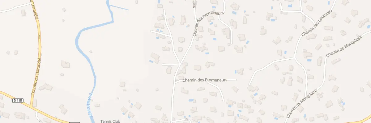 Plan du 270 Che des Promeneurs à Laroque