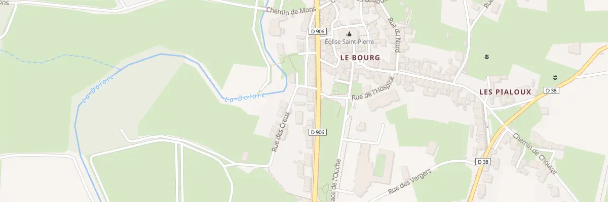 Plan du 36 Rte Nationale à Arlanc